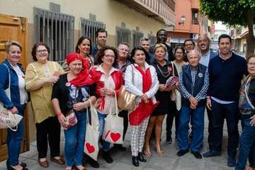  El PSOE, de campaña electoral por Los Llanos de Telde (Foto TA)