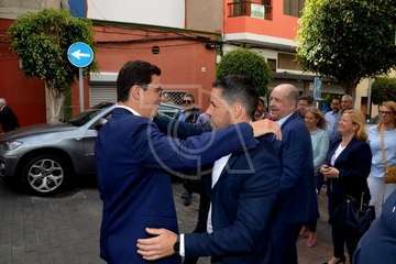 Clavijo palpa en Telde las necesidades de su zona comercial abierta (Foto TA)