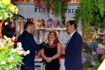 Clavijo palpa en Telde las necesidades de su zona comercial abierta (Foto TA)