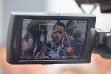 Clavijo palpa en Telde las necesidades de su zona comercial abierta (Foto TA)