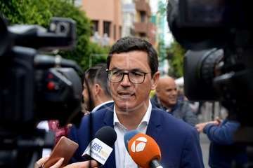 Clavijo palpa en Telde las necesidades de su zona comercial abierta (Foto TA)