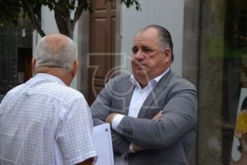 Clavijo palpa en Telde las necesidades de su zona comercial abierta (Foto TA)