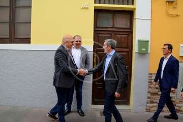 Clavijo palpa en Telde las necesidades de su zona comercial abierta (Foto TA)