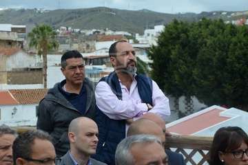 Clavijo palpa en Telde las necesidades de su zona comercial abierta (Foto TA)