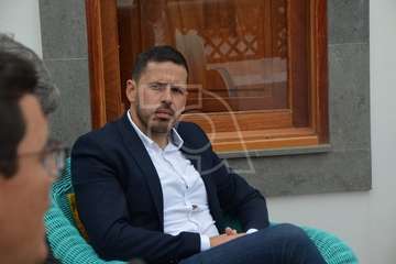 Clavijo palpa en Telde las necesidades de su zona comercial abierta (Foto TA)