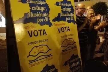 Arranque de la campaña electoral en Telde (Foto TA y Antonio Alí)