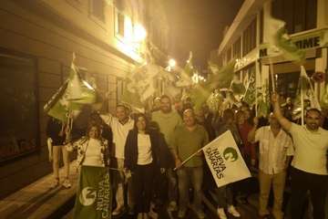 Arranque de la campaña electoral en Telde (Foto TA y Antonio Alí)