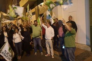 Arranque de la campaña electoral en Telde (Foto TA y Antonio Alí)