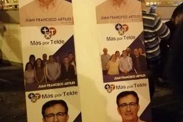 Arranque de la campaña electoral en Telde (Foto TA y Antonio Alí)