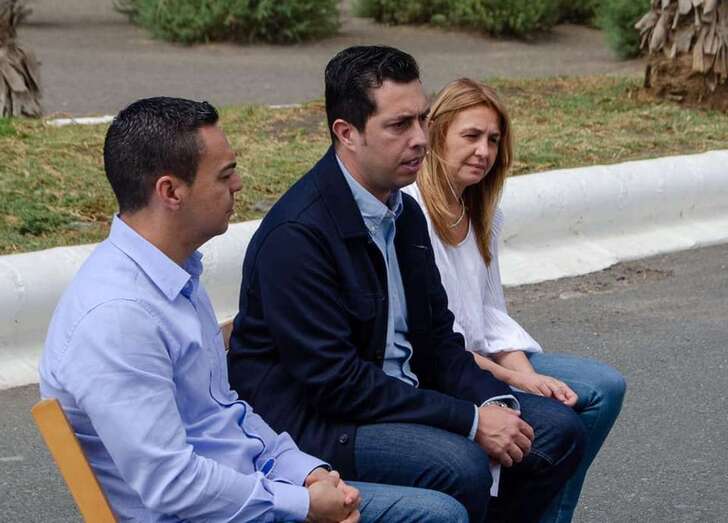 Momento de la presentación del programa electoral socialista (Foto TA)