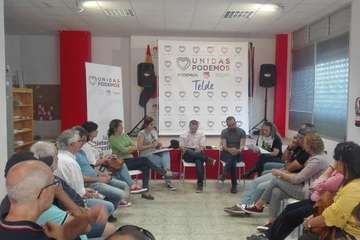 Unidas Podemos presentación del programa electoral (Foto TA)