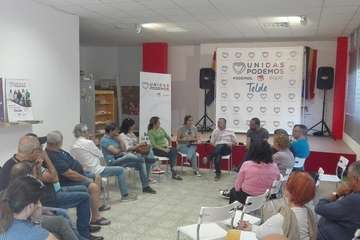 Unidas Podemos presentación del programa electoral (Foto TA)