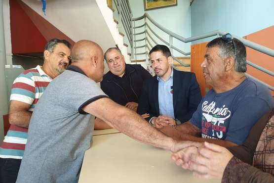 'Kedada' vecinal de Juntos por Telde en El Ejido (Foto TA)