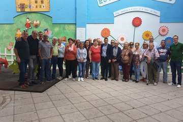 'Kedada' vecinal de Juntos por Telde en El Ejido (Foto TA)