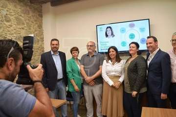 Presentación del programa electoral de Nueva Canarias de Telde (Foto TA)