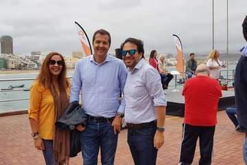 Cs de Telde asume el compromiso de Javier Nart de la lucha por medio marino (Foto TA)