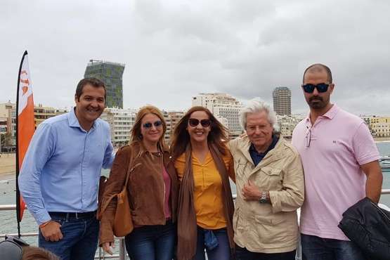 Cs de Telde asume el compromiso de Javier Nart de la lucha por medio marino (Foto TA)