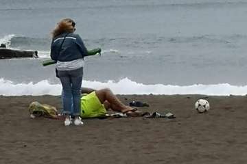 NC centra su campaña en el contacto directo con los teldenses (Foto TA)