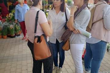 NC centra su campaña en el contacto directo con los teldenses (Foto TA)