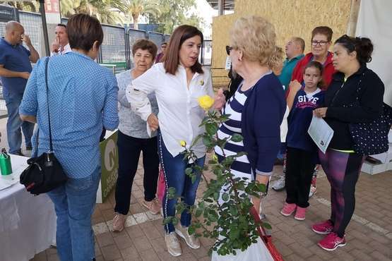 NC centra su campaña en el contacto directo con los teldenses (Foto TA)