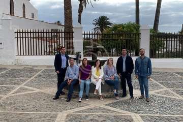 Los candidatos de los partidos que ostentan actualmente representación en el Ayuntamiento de Telde (Foto TA)