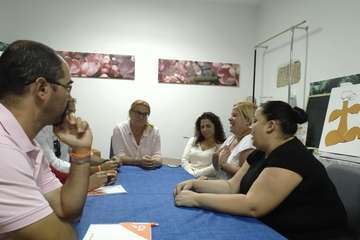 Cs escucha las demandas de la zona comercial abierta de Los Llanos de Telde (Foto TA)