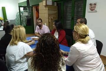 Cs escucha las demandas de la zona comercial abierta de Los Llanos de Telde (Foto TA)