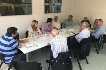 Reunión del PSOE con los empresarios de El Goro (Foto TA)