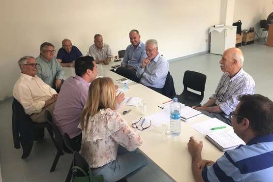 Reunión del PSOE con los empresarios de El Goro (Foto TA)