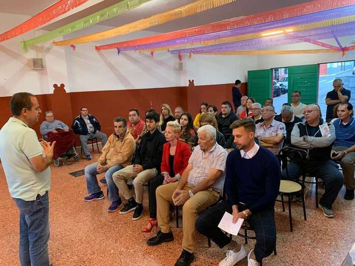 Imagen del acto del GCC este jueves en Lomo Magullo (Foto TA)