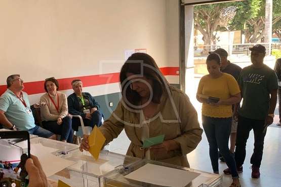 Jornada electoral en Telde (Foto TA)