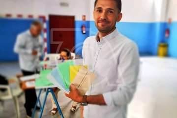 Jornada electoral en Telde (Foto TA)