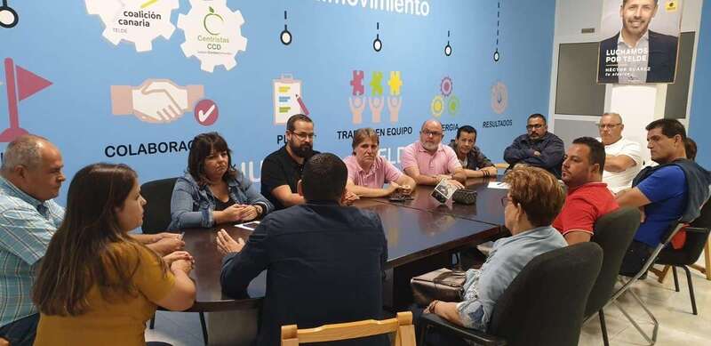 Reunión de la ejecutiva local de CC (Foto TA)