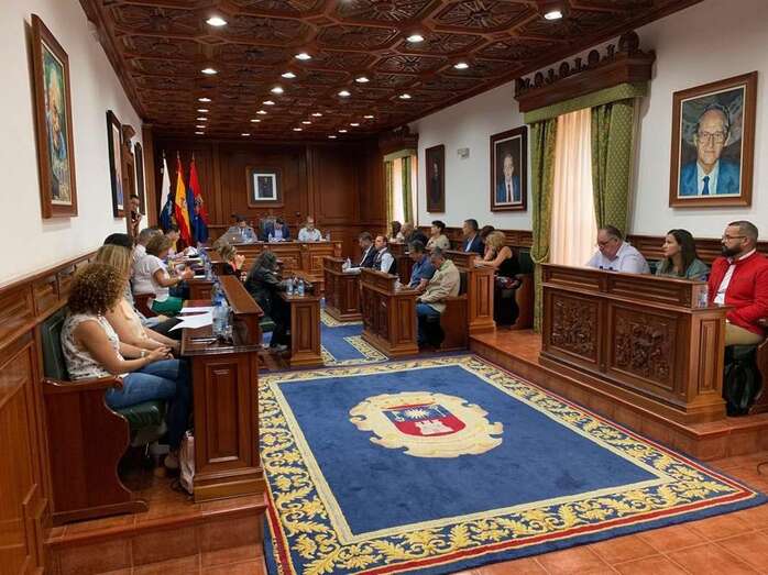 Imagen del Pleno ordinario celebrado este miércoles (Foto TA)