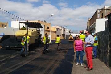 La Garita aplaude el reasfaltado de seis de sus calles más estropeadas (Foto TA)