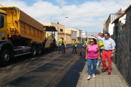 La Garita aplaude el reasfaltado de seis de sus calles más estropeadas (Foto TA)