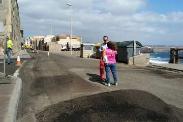 La Garita aplaude el reasfaltado de seis de sus calles más estropeadas (Foto TA)