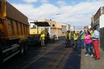 La Garita aplaude el reasfaltado de seis de sus calles más estropeadas (Foto TA)