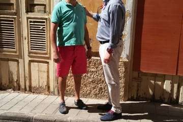 Alegría vecinal y empresarial por el asfaltado de calles en Los Llanos (Foto TA)