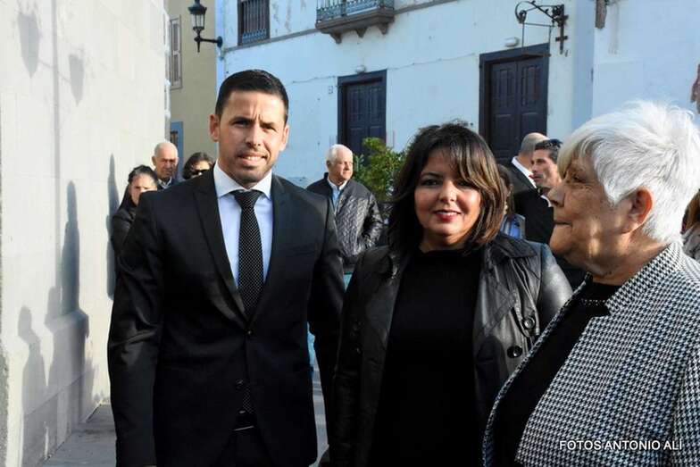 El alcalde Héctor Suárez y su mujer, Gloria Cabrera, en una imagen de archivo (Foto Antonio Alí)