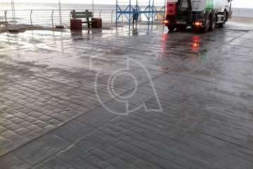 Trabajos de limpieza de la playa de Melenara y todo su entorno (Foto TA)