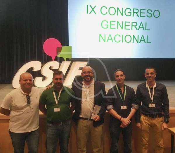 Sindicalistas canarios en el Congreso Nacional de CSIF (Foto TA)