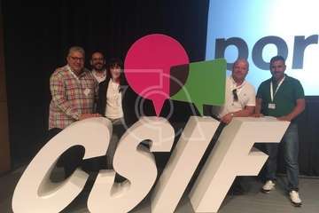  Sindicalistas de Telde en el IX Congreso Nacional de CSIF (Foto TA)