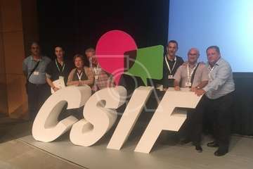  Sindicalistas de Telde en el IX Congreso Nacional de CSIF (Foto TA)