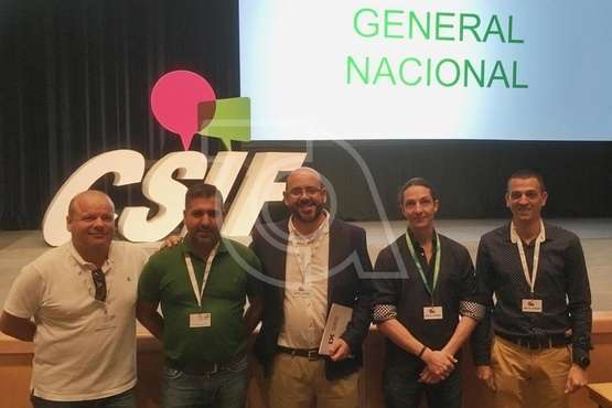  Sindicalistas de Telde en el IX Congreso Nacional de CSIF (Foto TA)