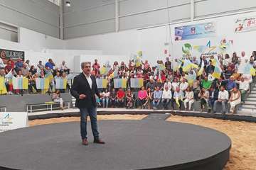 Acto preelectoral de CC, NC y PNC en Telde (Foto TA)