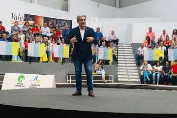 Acto preelectoral de CC, NC y PNC en Telde (Foto TA)