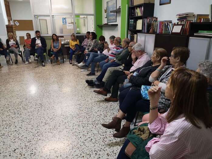 Imagen del encuentro que NC Telde celebró este pasado miércoles en su sede (Foto TA)