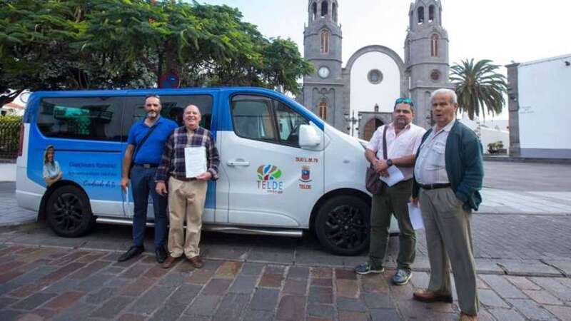 De izquierda a derecha: Pedro Lozano, Antonio José Rodríguez, Juan Antonio Vega Santana y Agapito Quintana (Foto Borja Suárez)