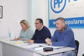 Reunión del comité insular del PP en Telde (Foto TA)